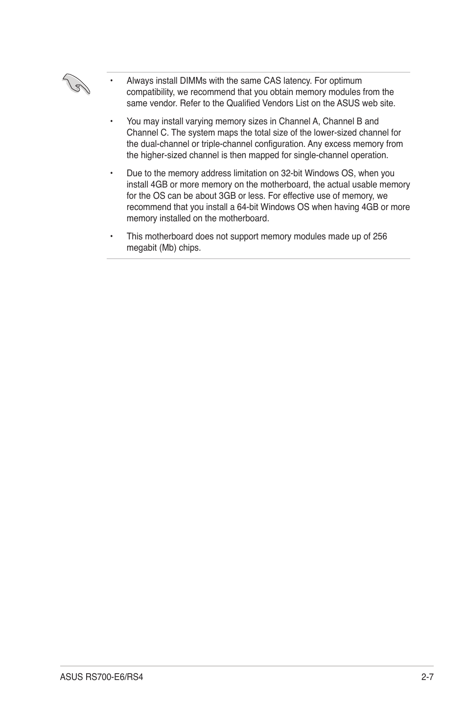 Asus RS700-E6/RS4 User Manual | Page 25 / 138