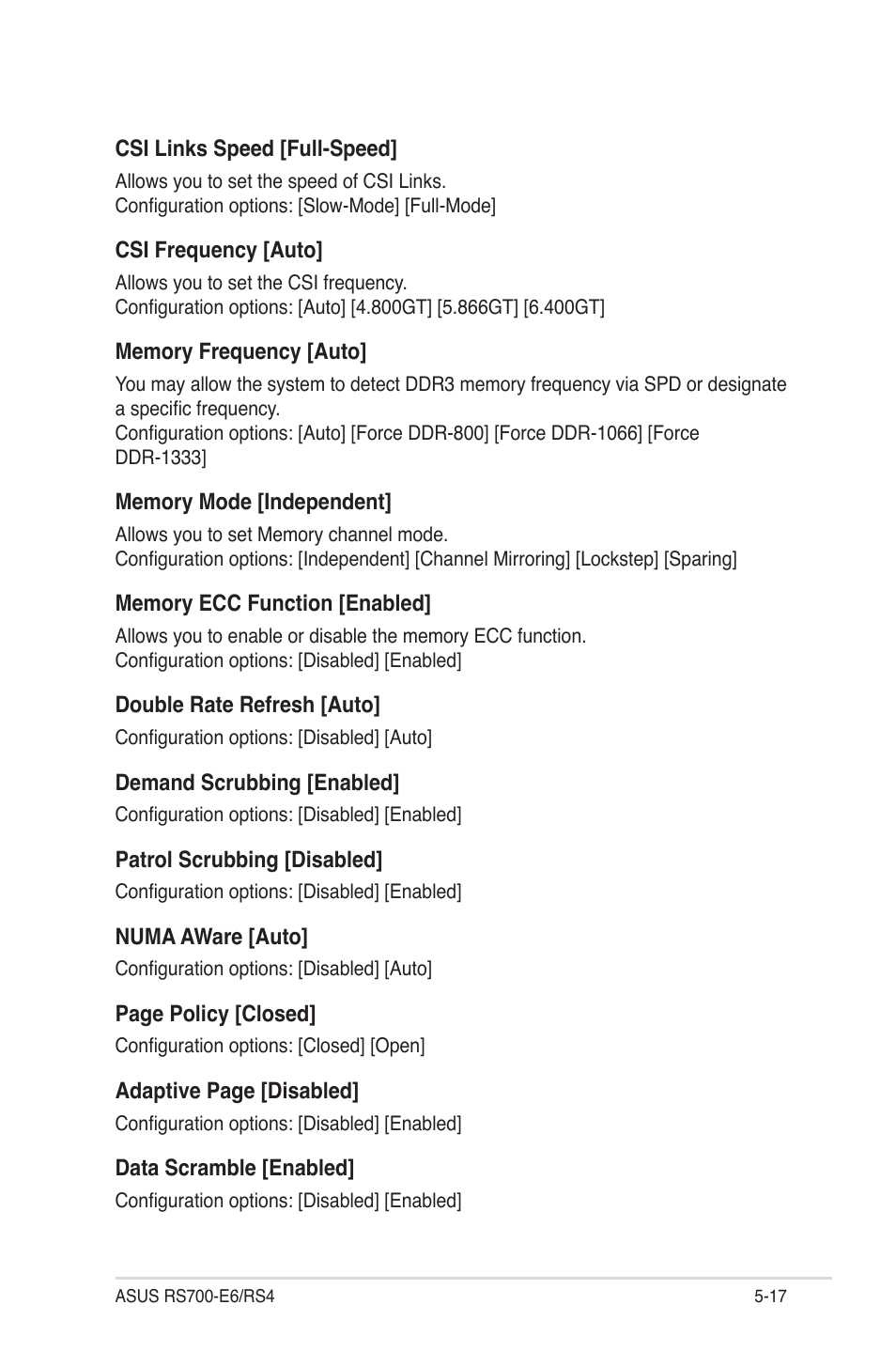 Asus RS700-E6/RS4 User Manual | Page 65 / 138