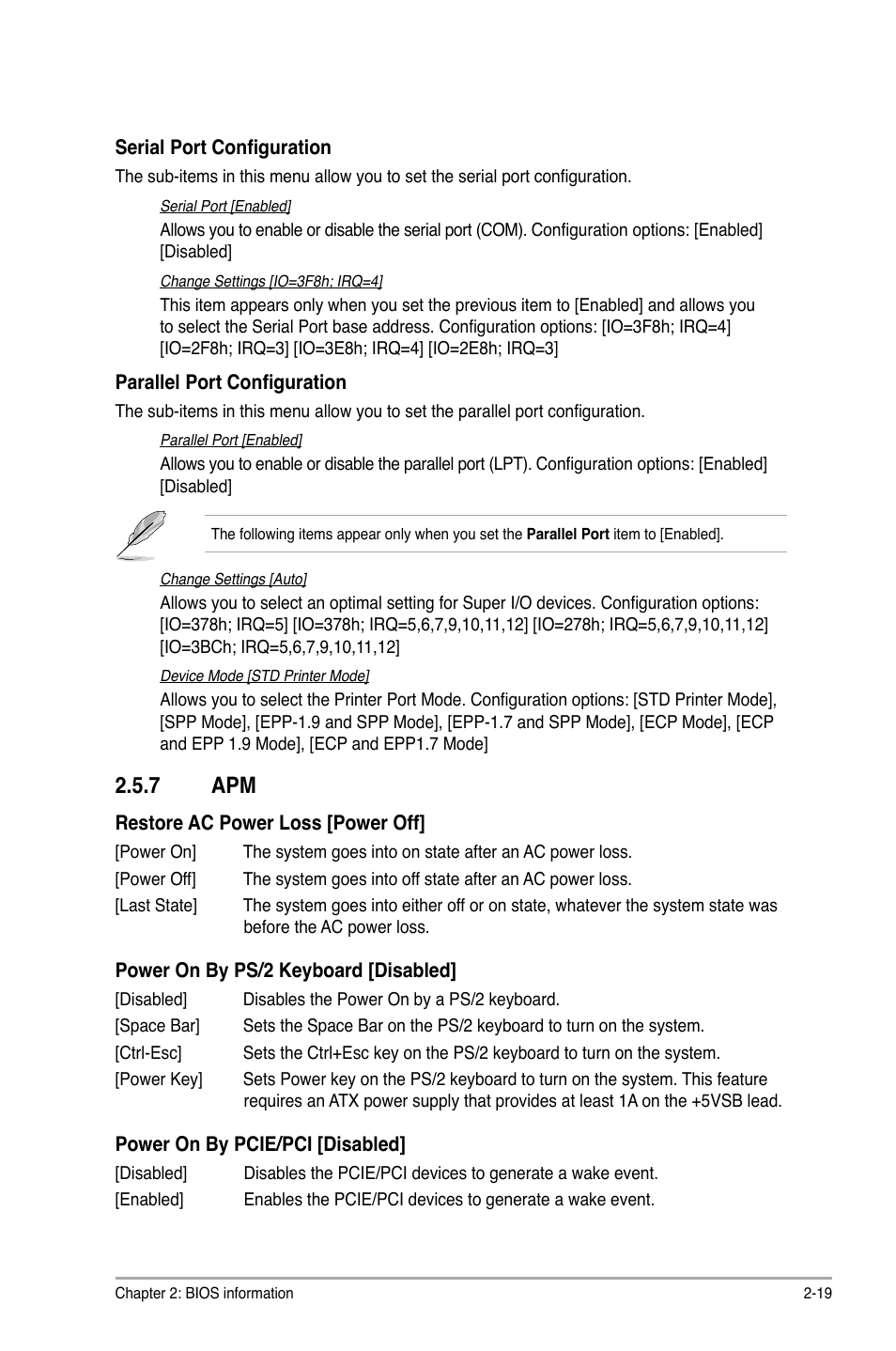 7 apm, Apm -19 | Asus P8H61-M PLUS V3 User Manual | Page 51 / 64