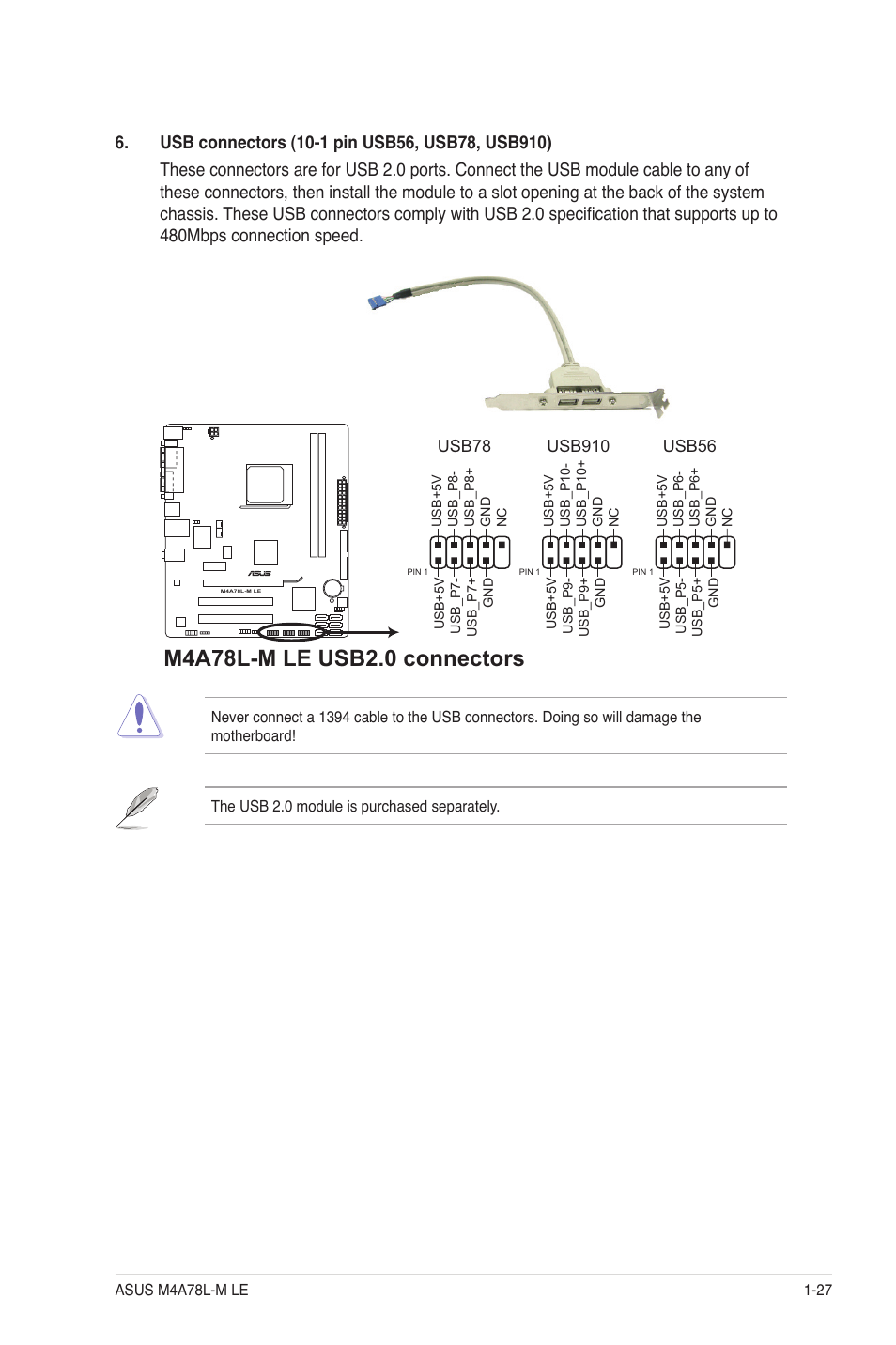 Asus M4A78L-M LE User Manual | Page 39 / 64