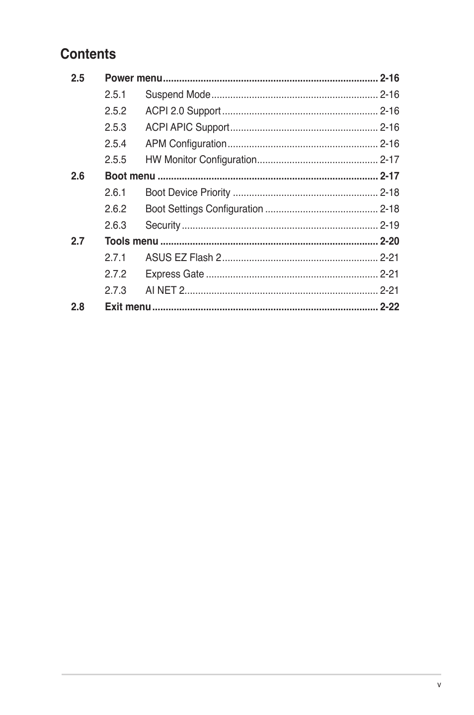 Asus M4A78L-M LE User Manual | Page 5 / 64