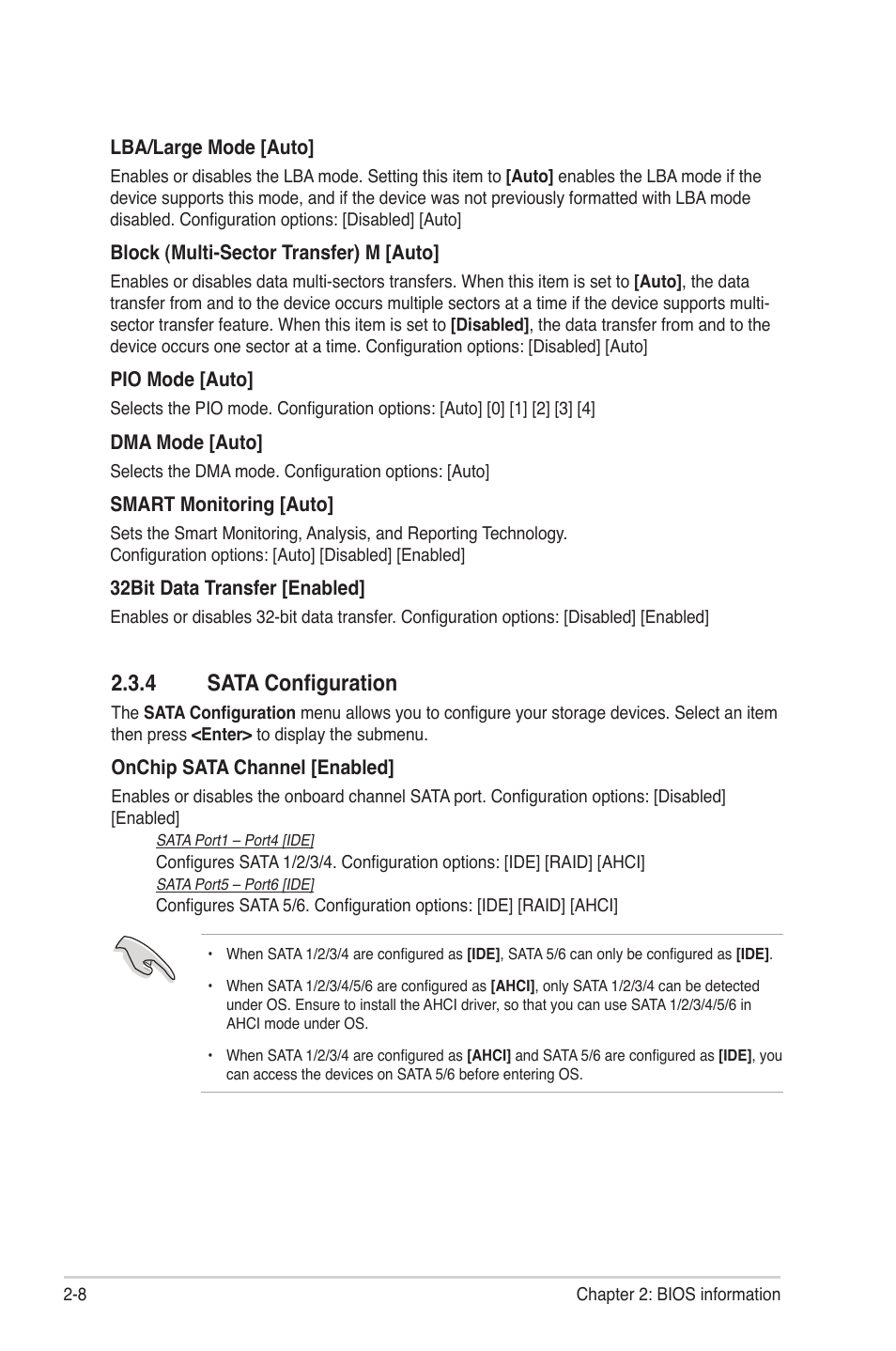 4 sata configuration, Sata configuration -8 | Asus M4A78L-M LE User Manual | Page 50 / 64