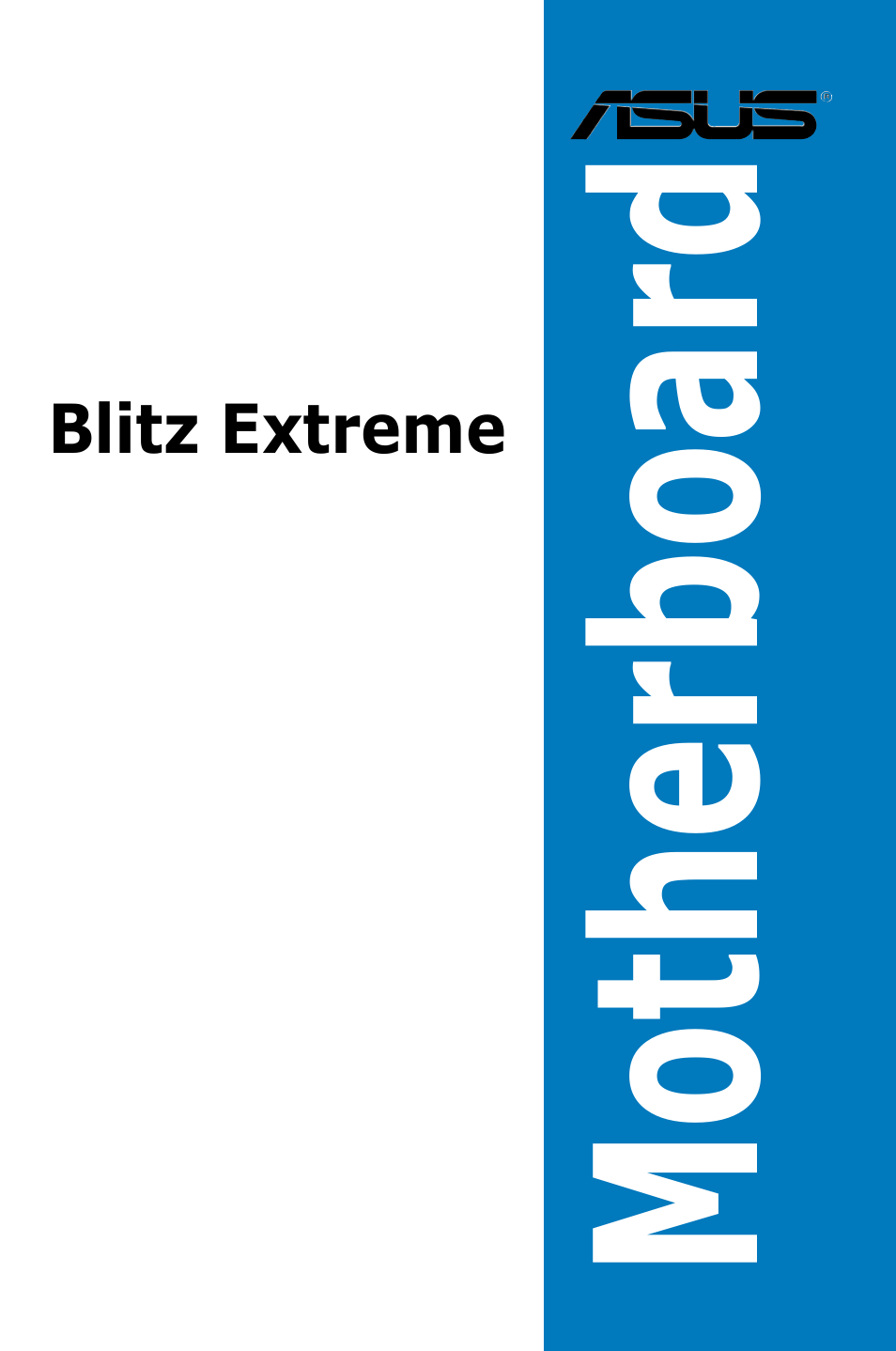 Asus Blitz Extreme User Manual | 188 pages