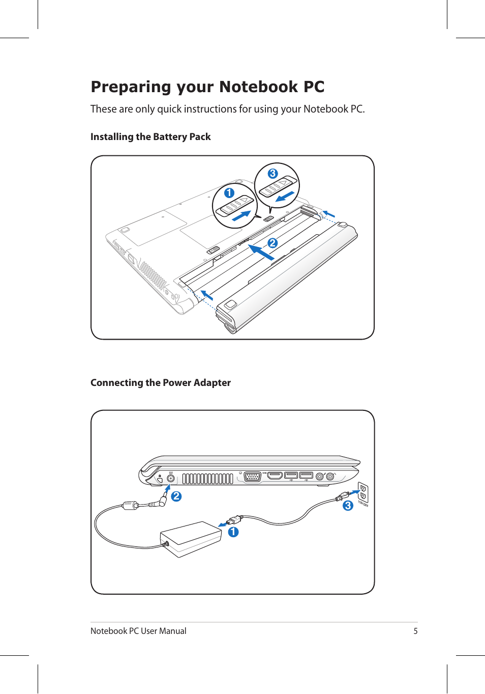 Asus U45JC User Manual | Page 5 / 30