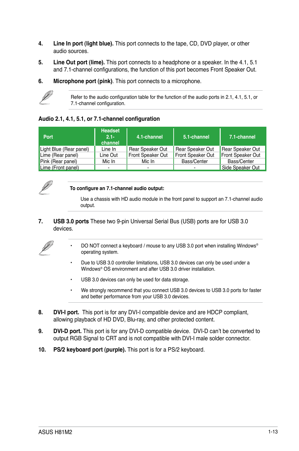 Asus H81M2 User Manual | Page 21 / 75