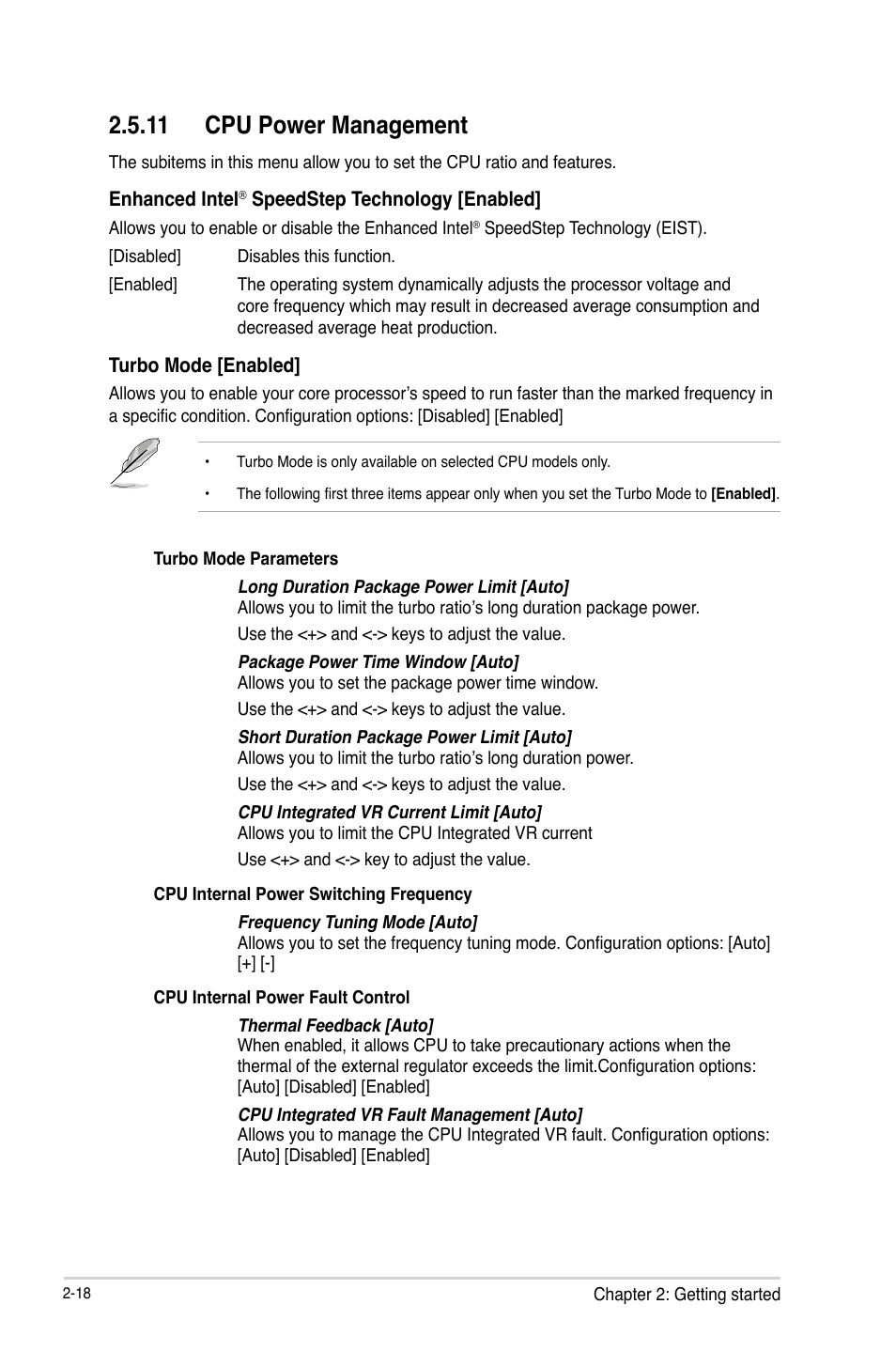 11 cpu power management | Asus H81M2 User Manual | Page 47 / 75