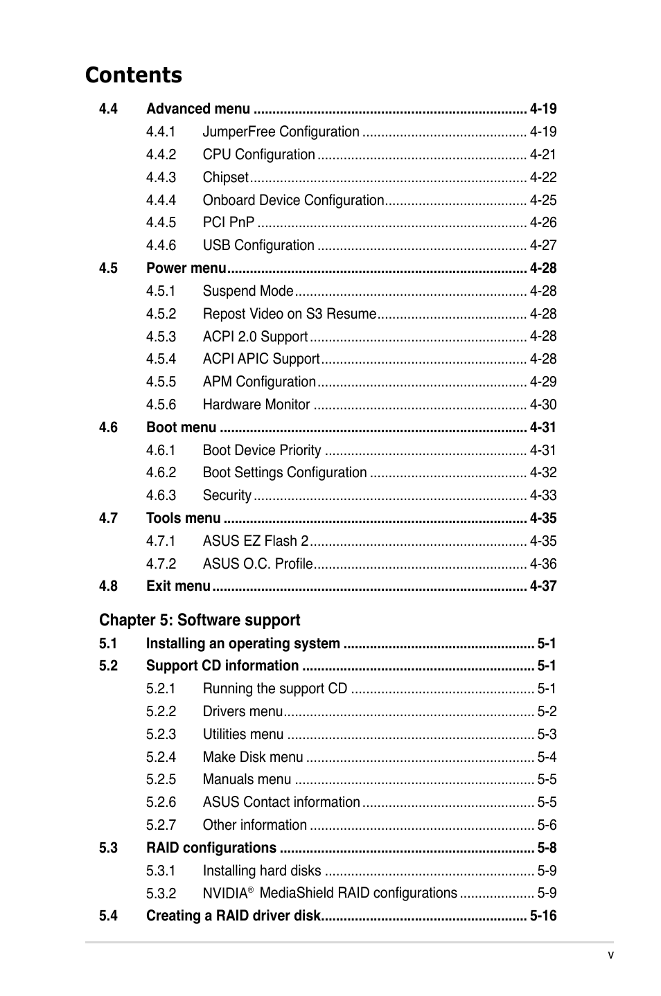 Asus M2N DH User Manual | Page 5 / 116