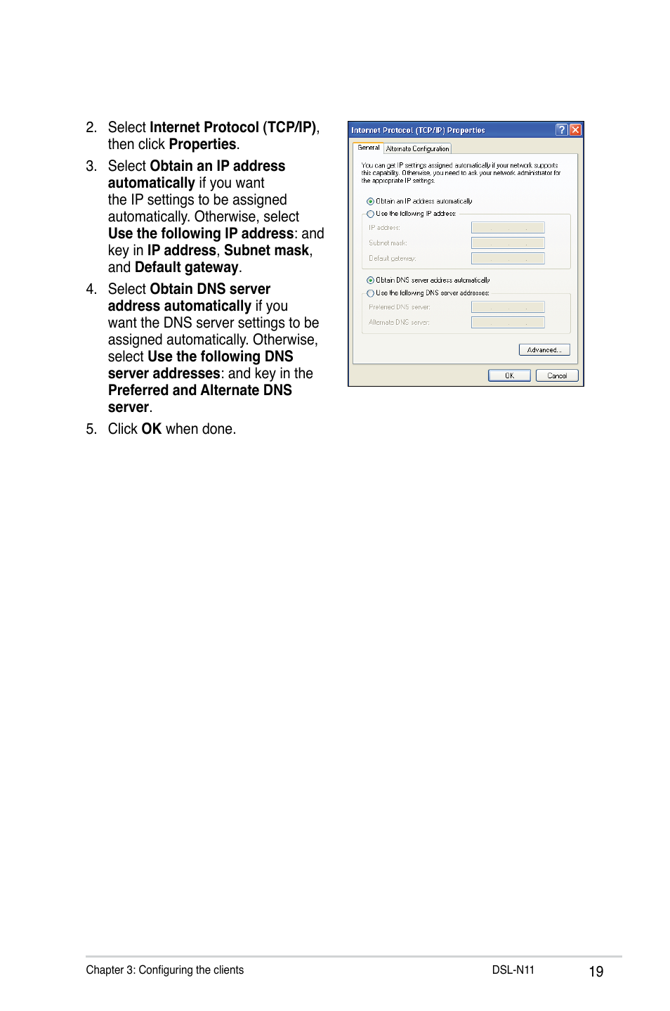 Asus DSL-N11 User Manual | Page 19 / 44