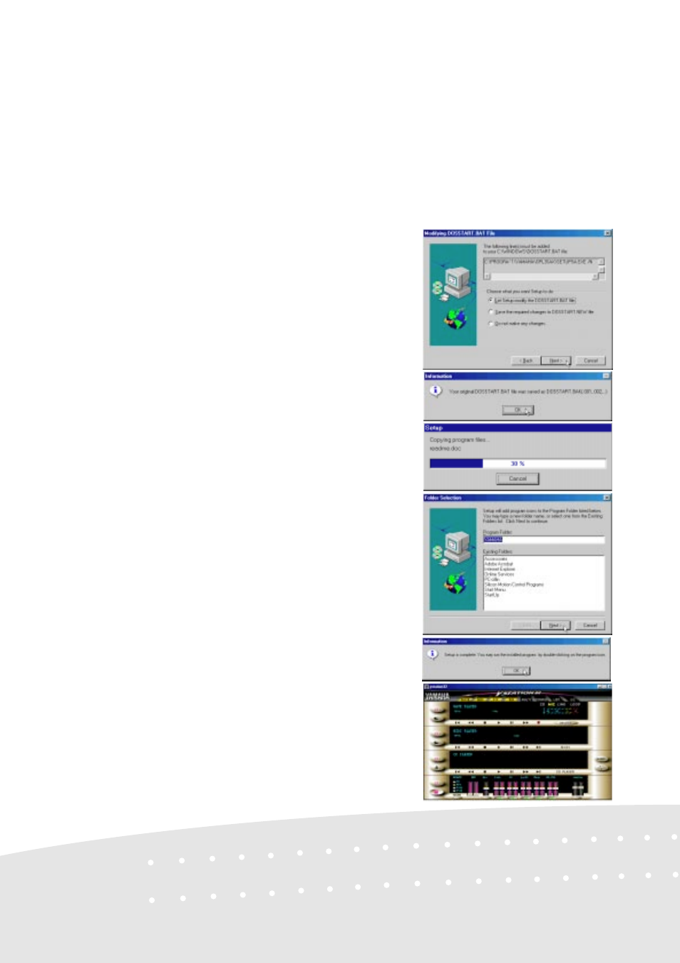 Yamaha software (cont’) | Asus L7 User Manual | Page 12 / 44