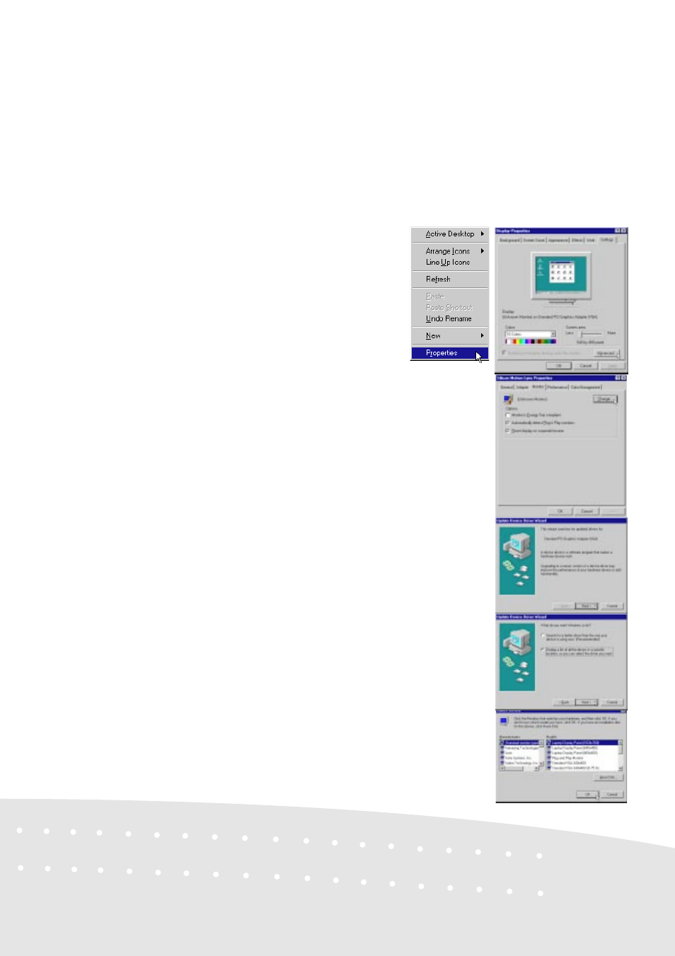 Setting the display | Asus L7 User Manual | Page 15 / 44