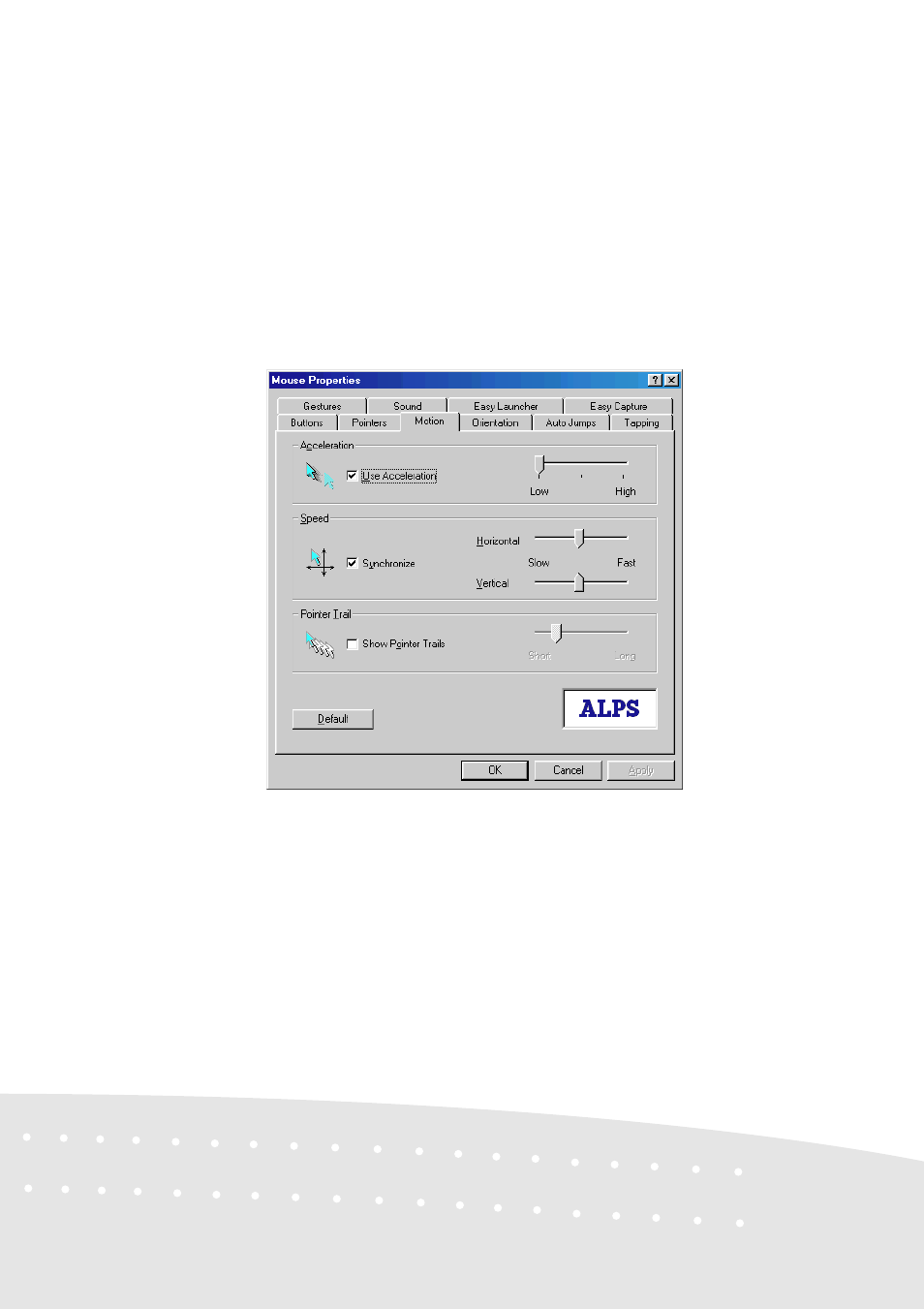 Motion | Asus L7 User Manual | Page 31 / 44