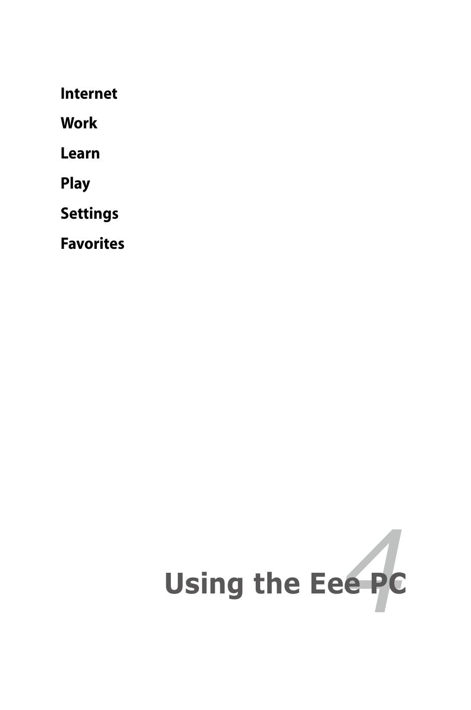 Asus Eee PC 900HD/Linux User Manual | Page 37 / 132