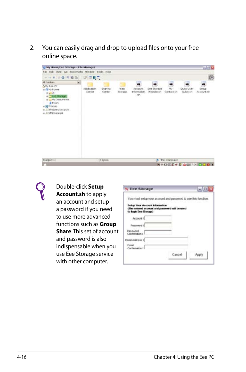 Asus Eee PC 900HD/Linux User Manual | Page 52 / 132