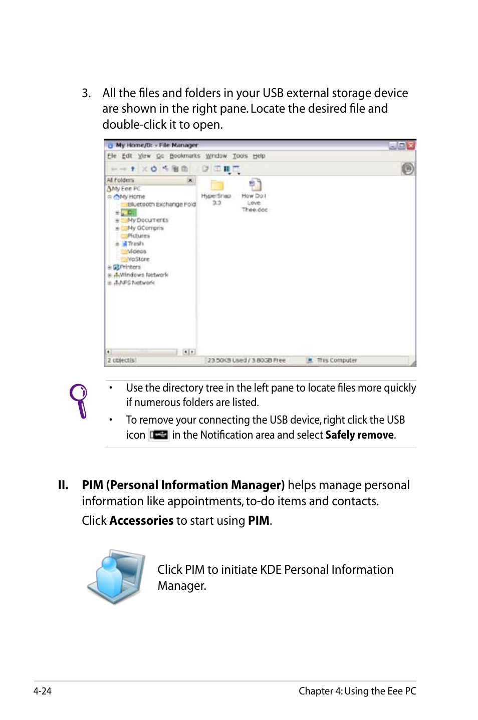 Asus Eee PC 900HD/Linux User Manual | Page 60 / 132