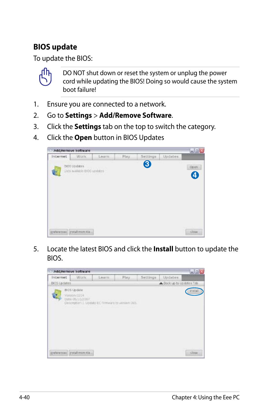 Asus Eee PC 900HD/Linux User Manual | Page 76 / 132