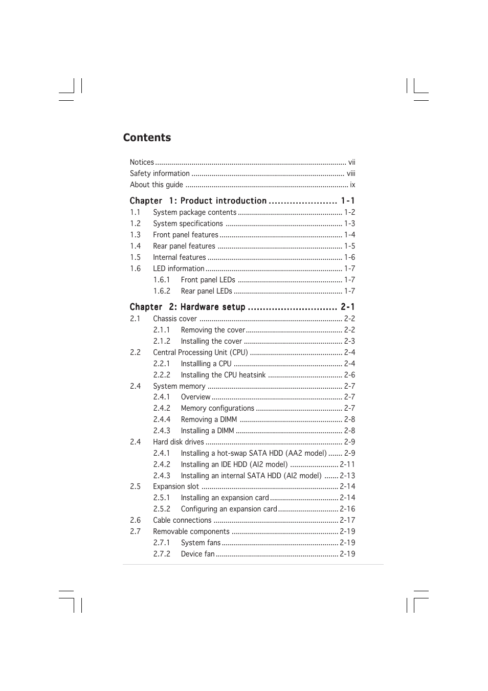 Asus AP1600R-E2(AI2) User Manual | Page 3 / 150