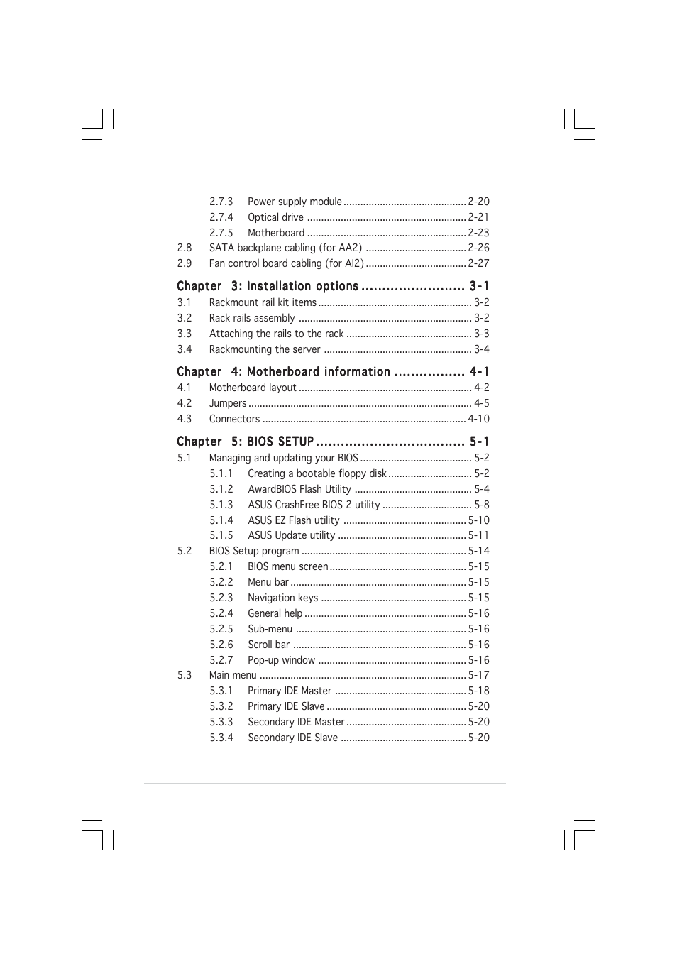 Asus AP1600R-E2(AI2) User Manual | Page 4 / 150