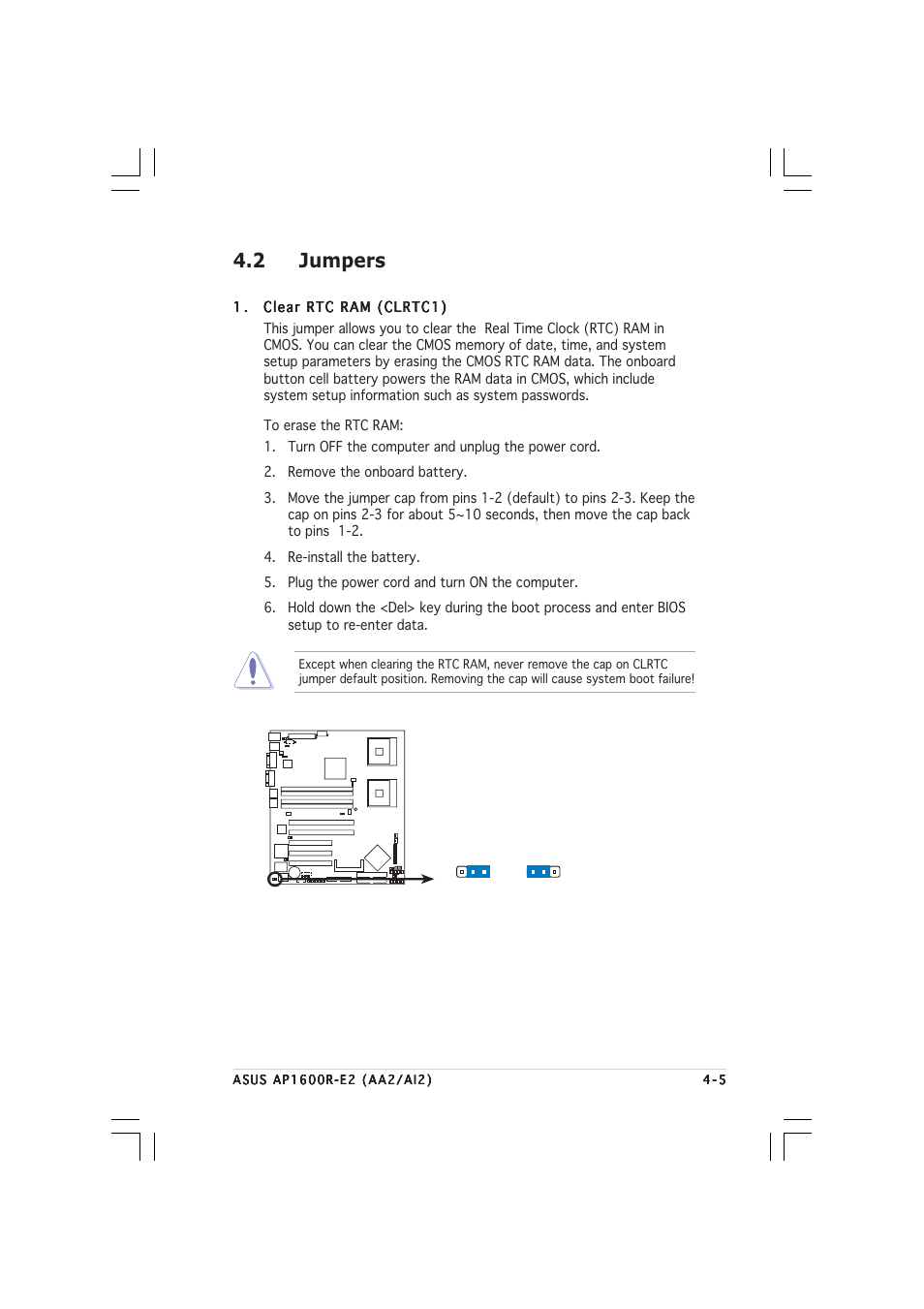 2 jumpers | Asus AP1600R-E2(AI2) User Manual | Page 55 / 150