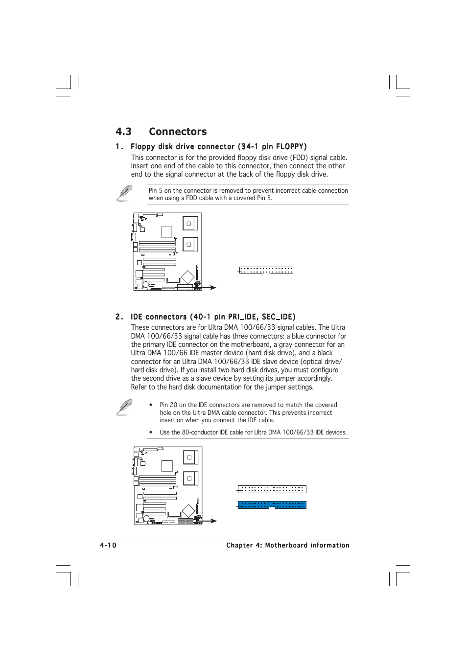 3 connectors | Asus AP1600R-E2(AI2) User Manual | Page 60 / 150