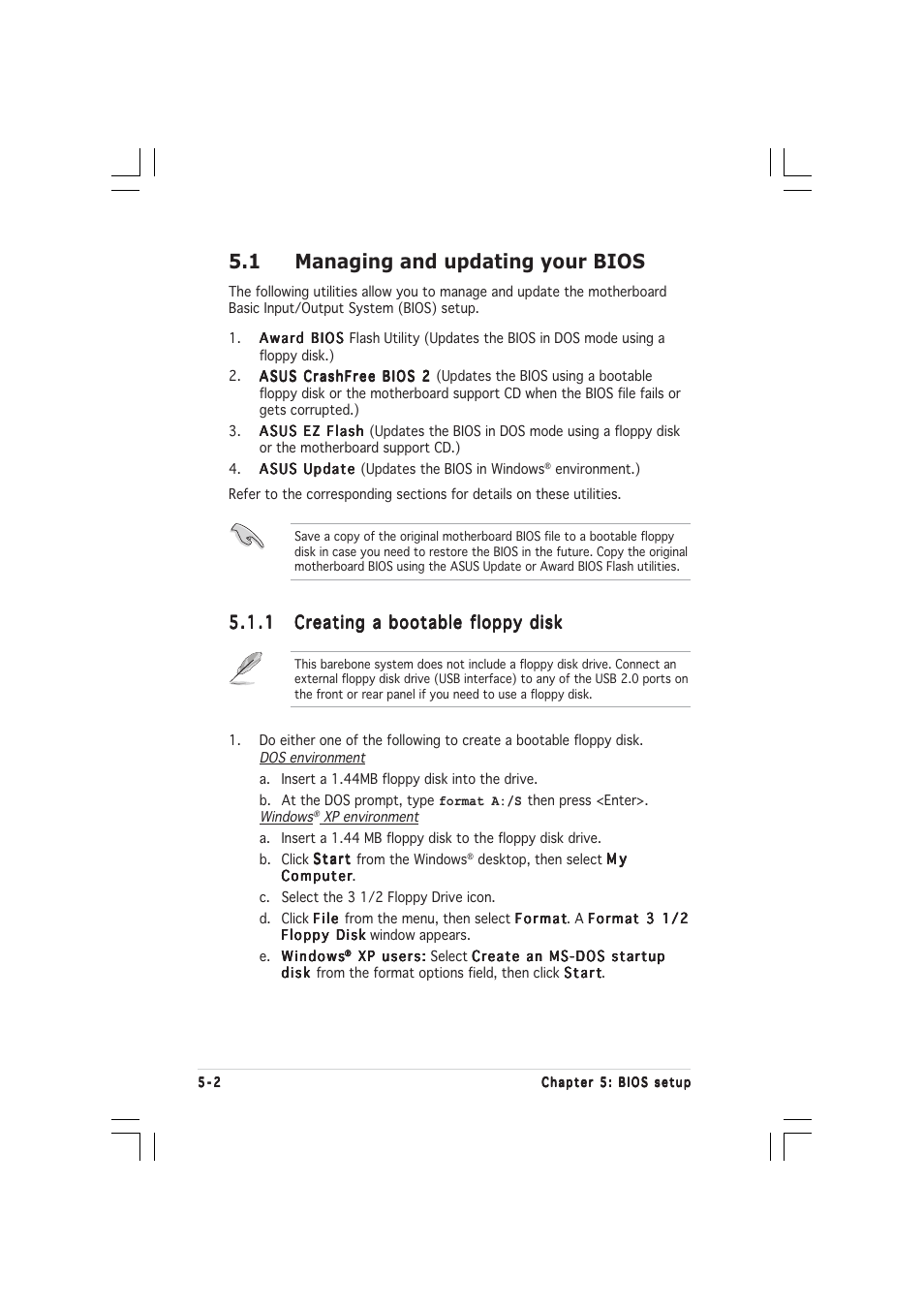 1 managing and updating your bios | Asus AP1600R-E2(AI2) User Manual | Page 70 / 150