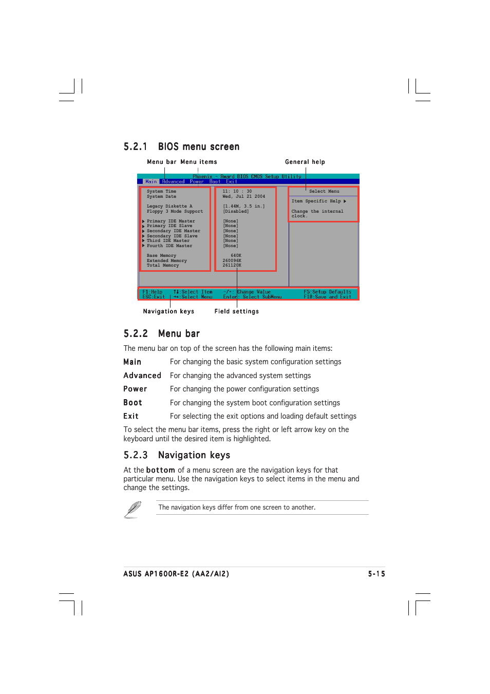 2 menu bar menu bar menu bar menu bar menu bar | Asus AP1600R-E2(AI2) User Manual | Page 83 / 150