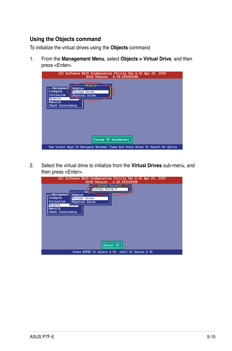 Using the objects command | Asus P7F-E User Manual | Page 111 / 162