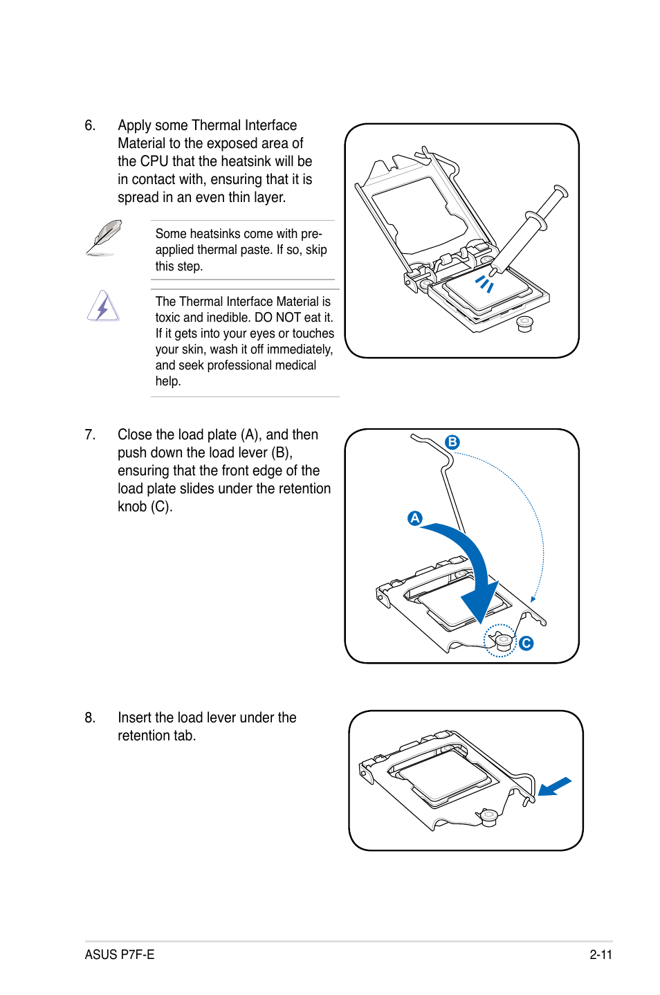 Asus P7F-E User Manual | Page 29 / 162