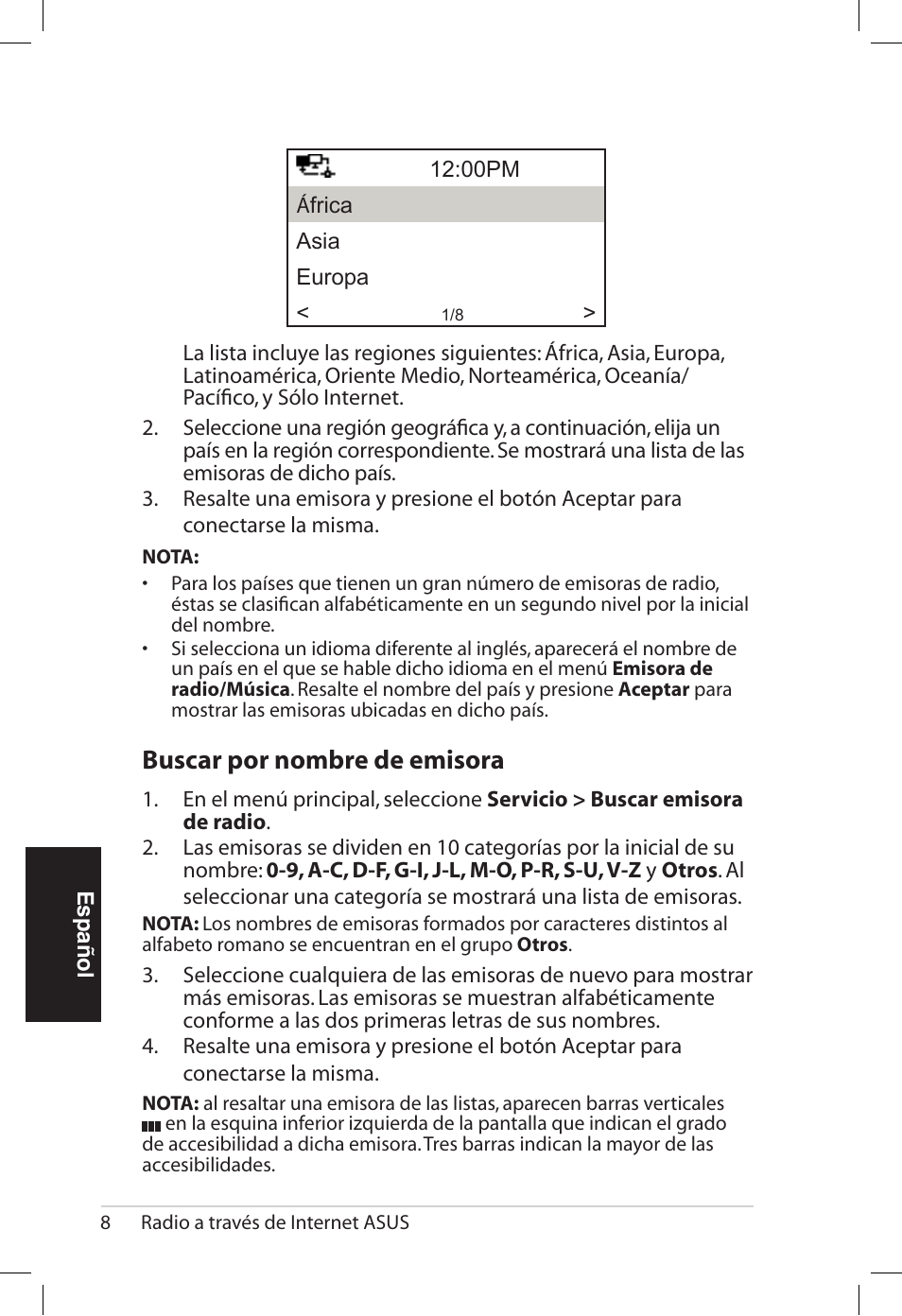 Buscar.por.nombre.de.emisora | Asus AIR User Manual | Page 112 / 192