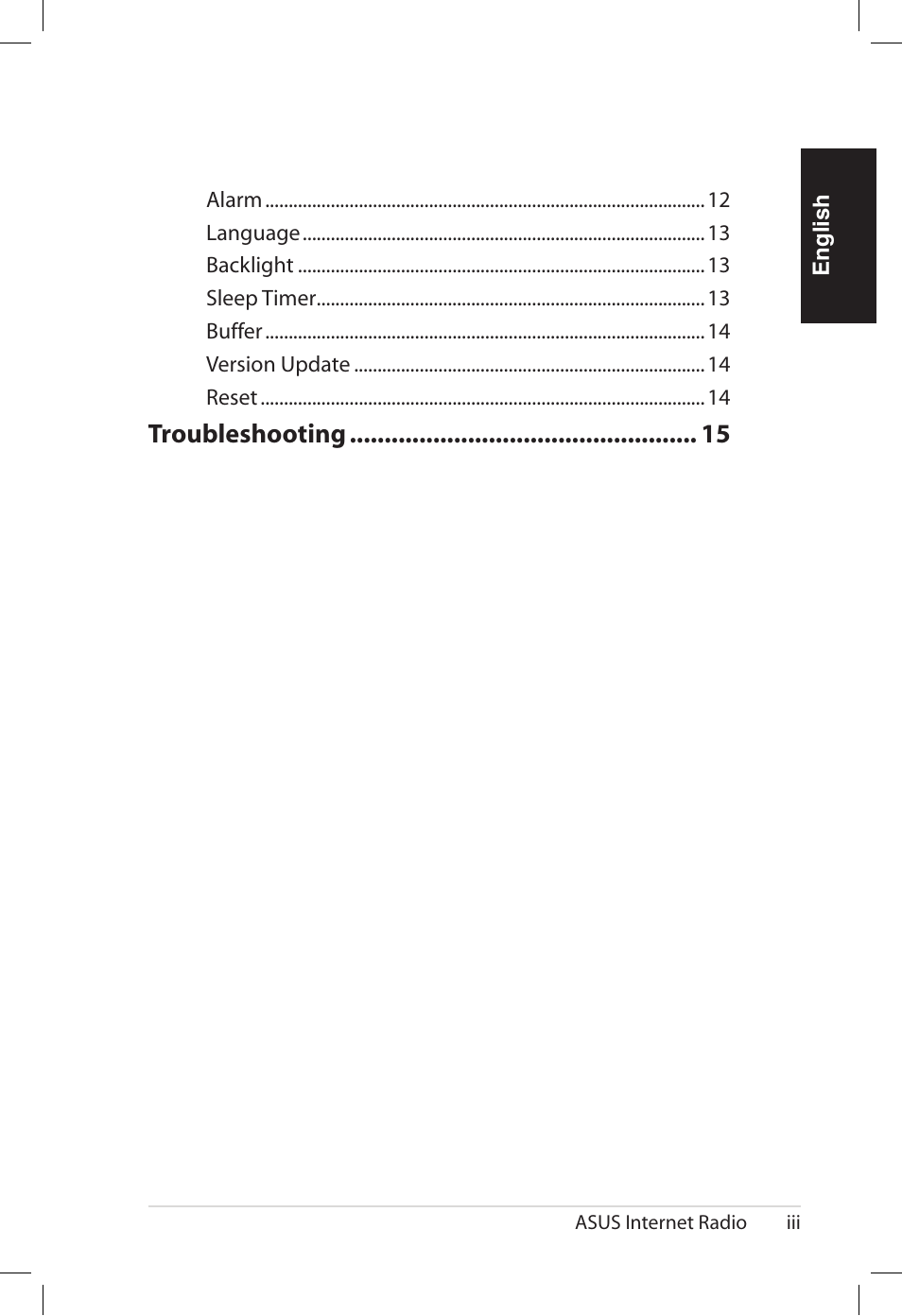 Troubleshooting | Asus AIR User Manual | Page 3 / 192