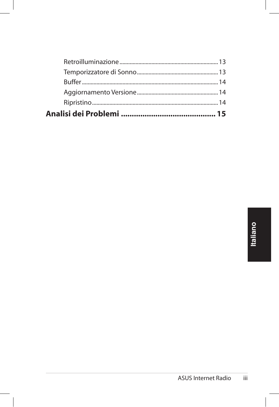 Analisi.dei.problemi | Asus AIR User Manual | Page 75 / 192