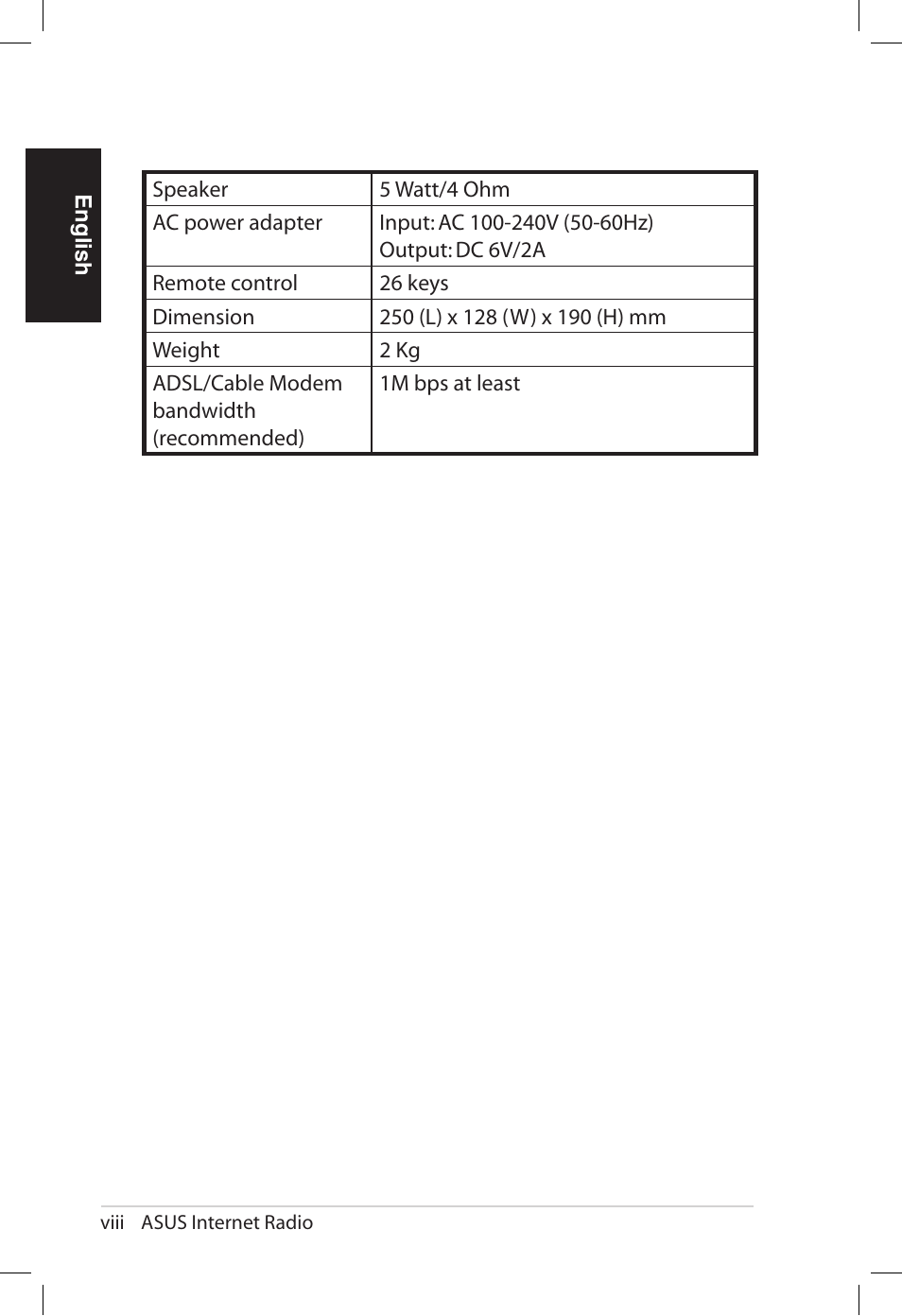 Asus AIR User Manual | Page 8 / 192