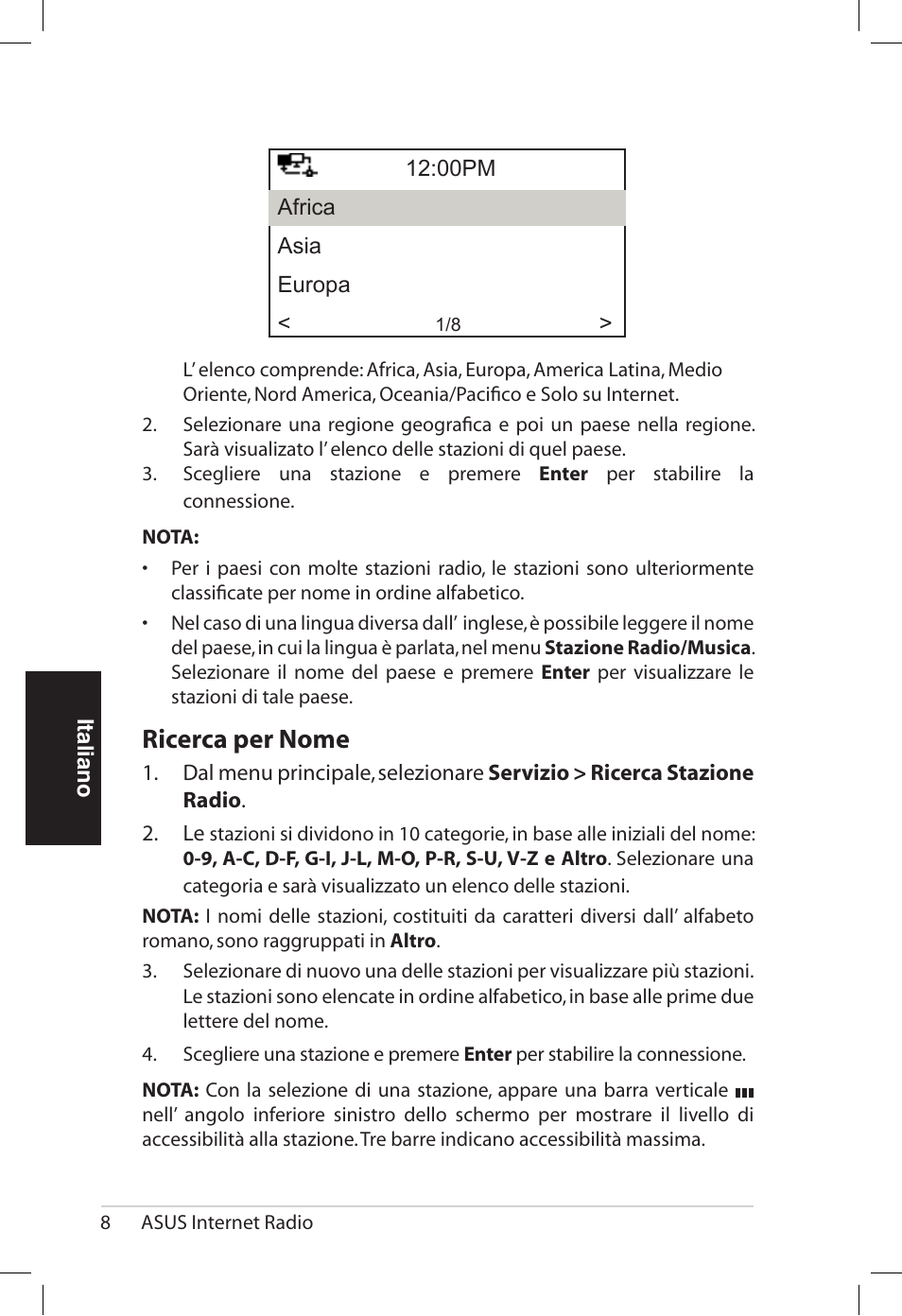 Ricerca.per.nome | Asus AIR User Manual | Page 88 / 192