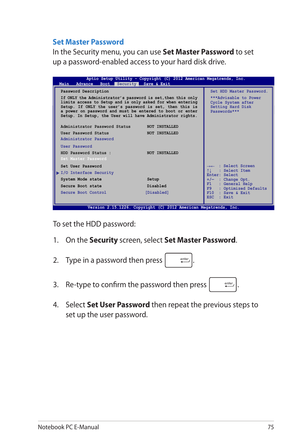 Asus UX52VS User Manual | Page 75 / 104