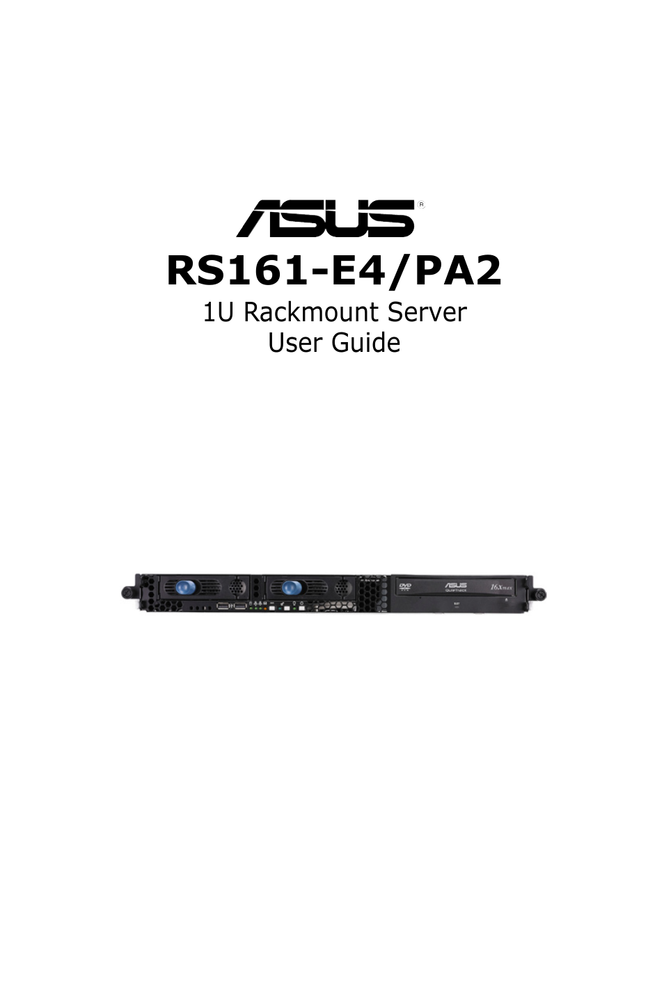 Asus RS161-E4/PA2 User Manual | 126 pages