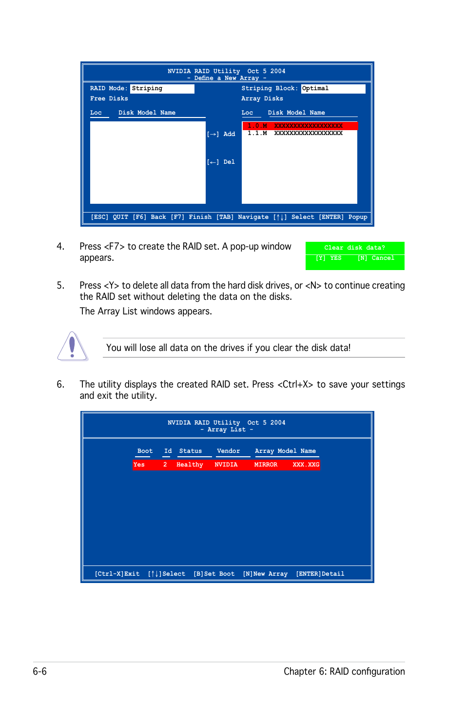 6 chapter 6: raid configuration | Asus RS161-E4/PA2 User Manual | Page 112 / 126