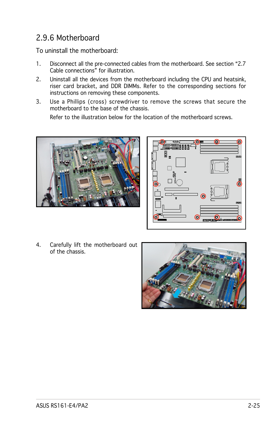6 motherboard | Asus RS161-E4/PA2 User Manual | Page 41 / 126