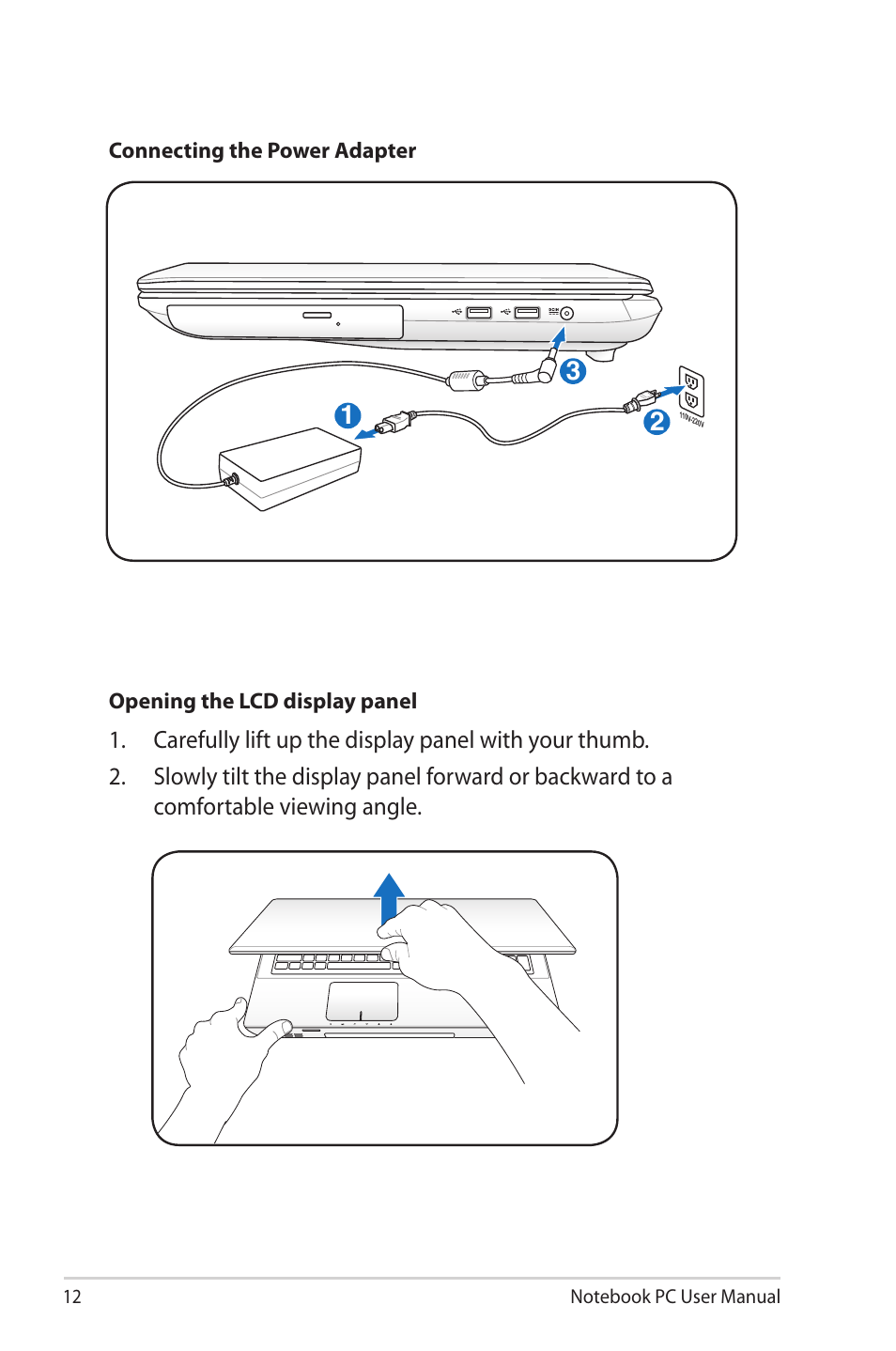 Asus R900VM User Manual | Page 12 / 122