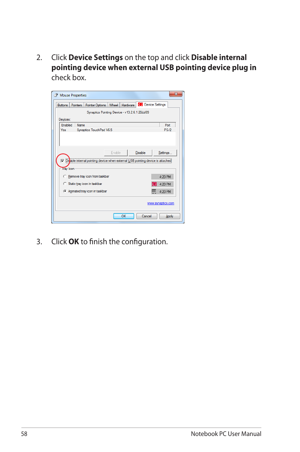 Asus R900VM User Manual | Page 58 / 122