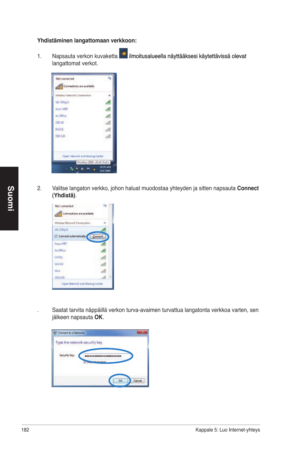 Suomi | Asus CM1630 User Manual | Page 182 / 340