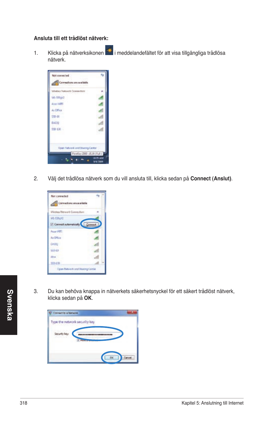 Svenska | Asus CM1630 User Manual | Page 318 / 340