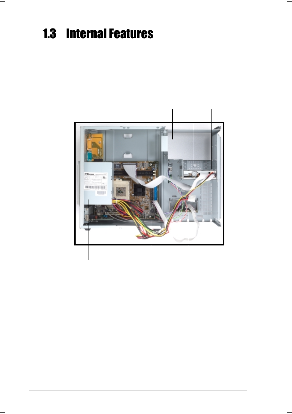 3 internal features | Asus Terminator P-III User Manual | Page 12 / 34