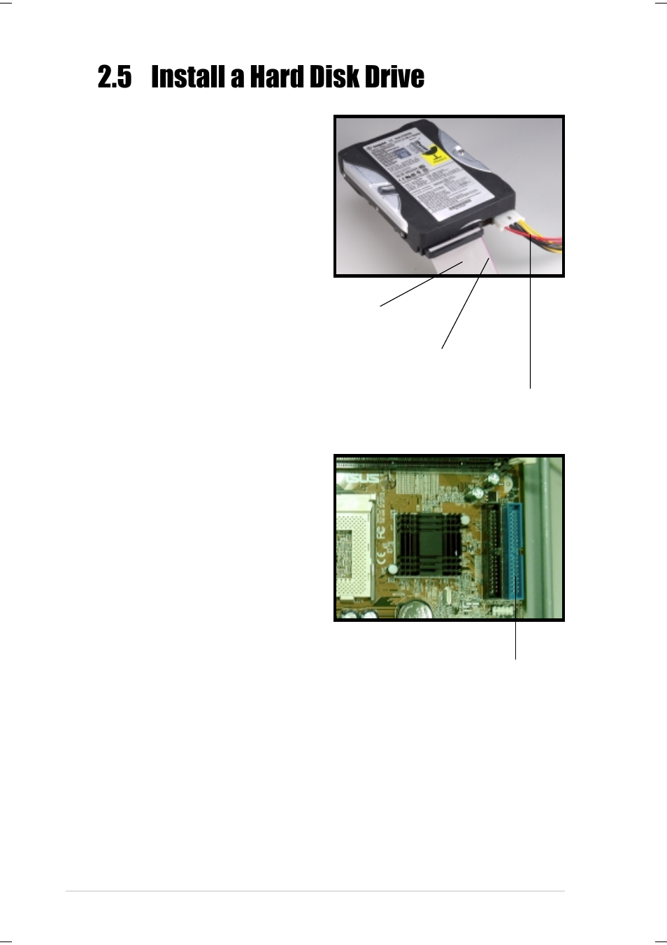 5 install a hard disk drive | Asus Terminator P-III User Manual | Page 20 / 34