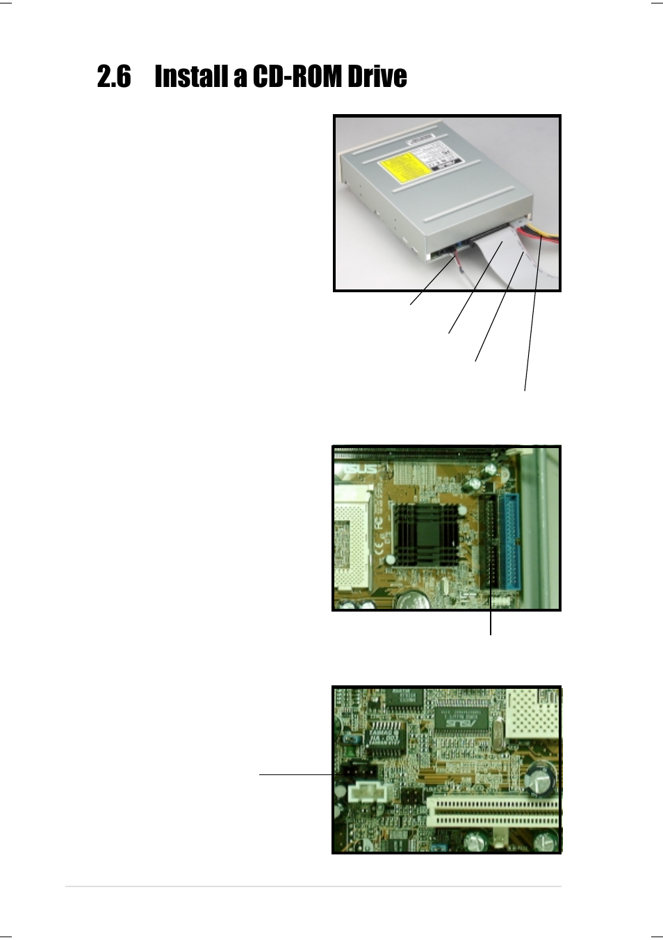 6 install a cd-rom drive | Asus Terminator P-III User Manual | Page 22 / 34