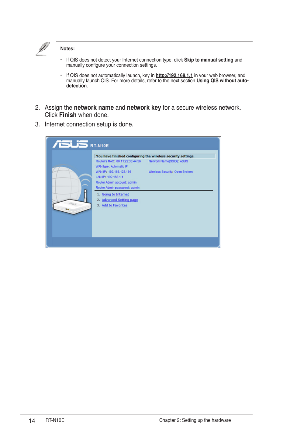 Asus RT-N10E User Manual | Page 14 / 46