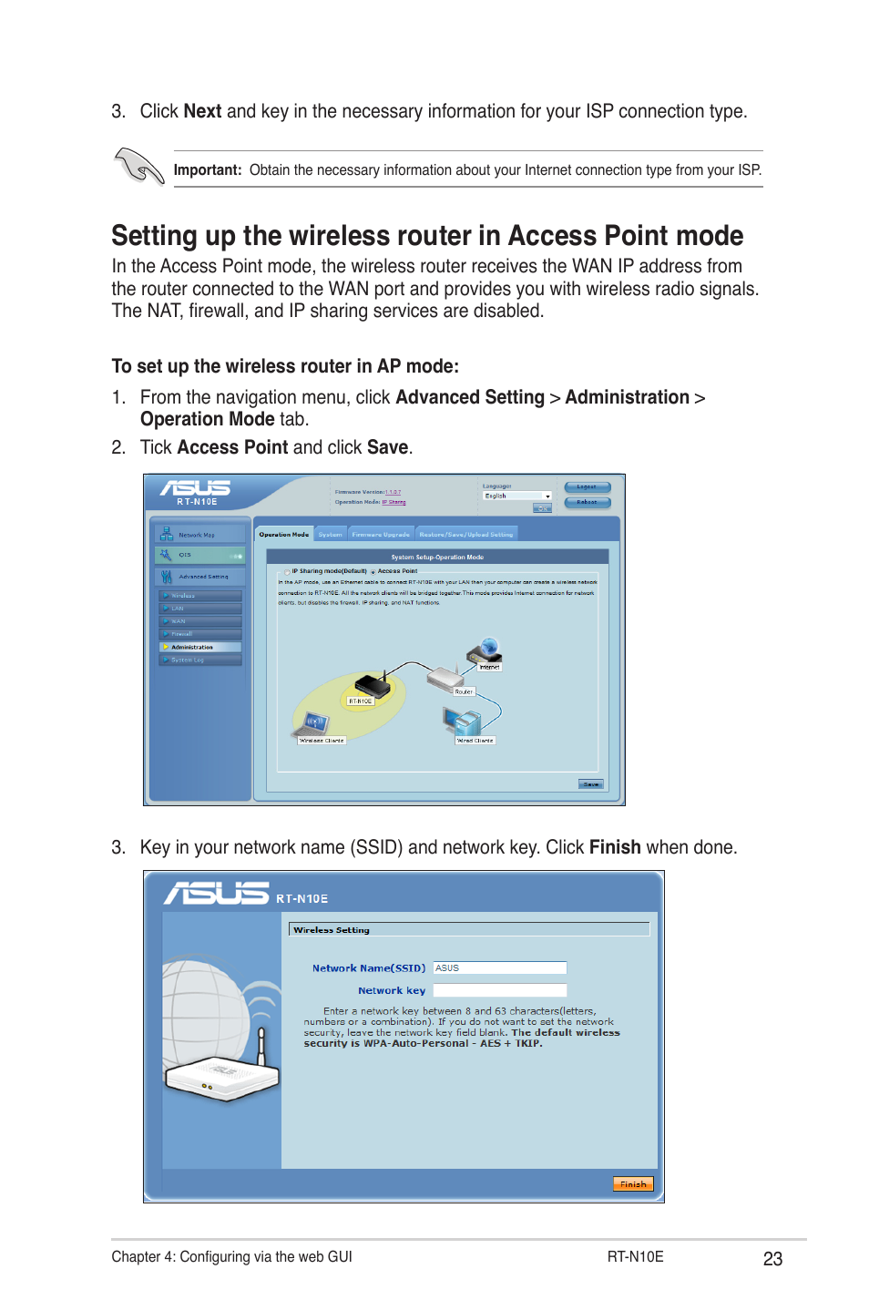 Asus RT-N10E User Manual | Page 23 / 46