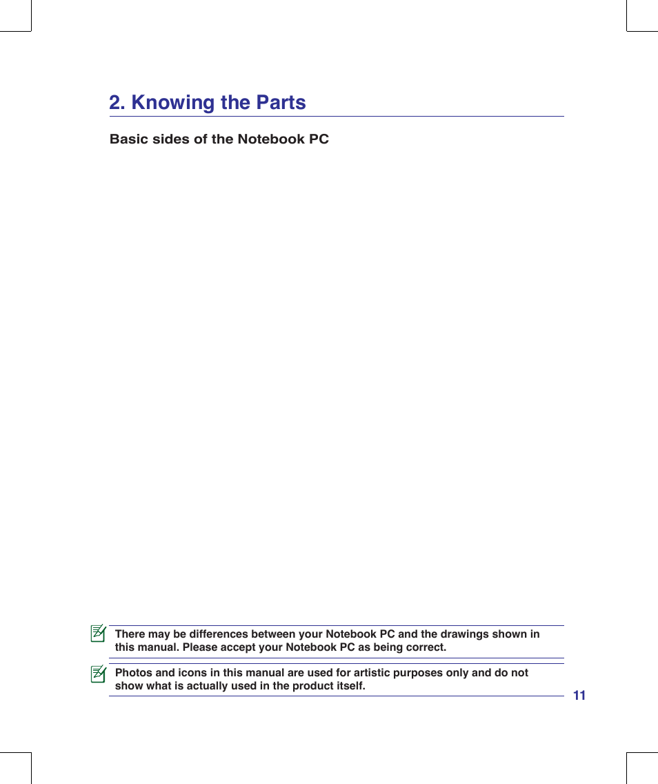 Knowing the parts | Asus N10J User Manual | Page 11 / 91