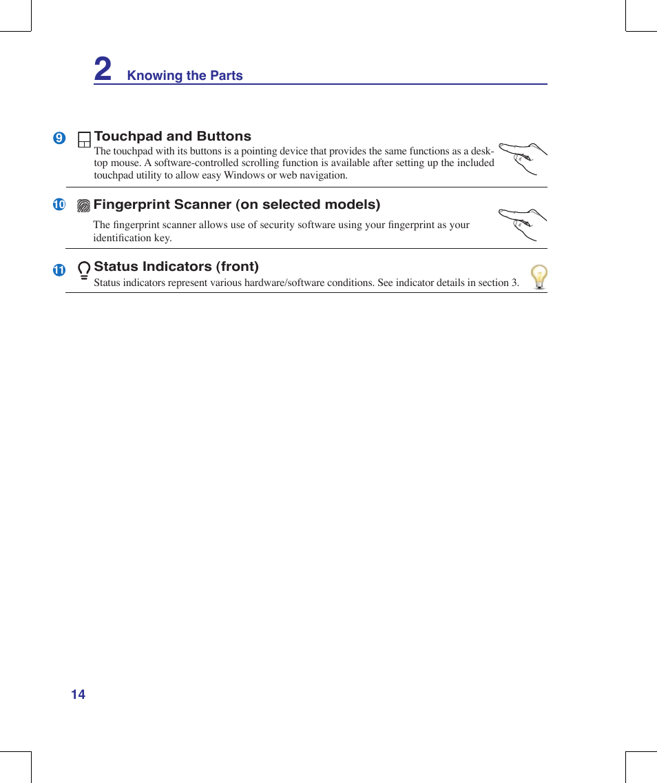 Asus N10J User Manual | Page 14 / 91