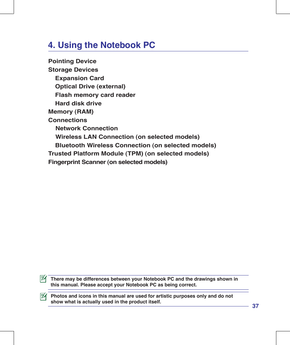 Asus N10J User Manual | Page 37 / 91