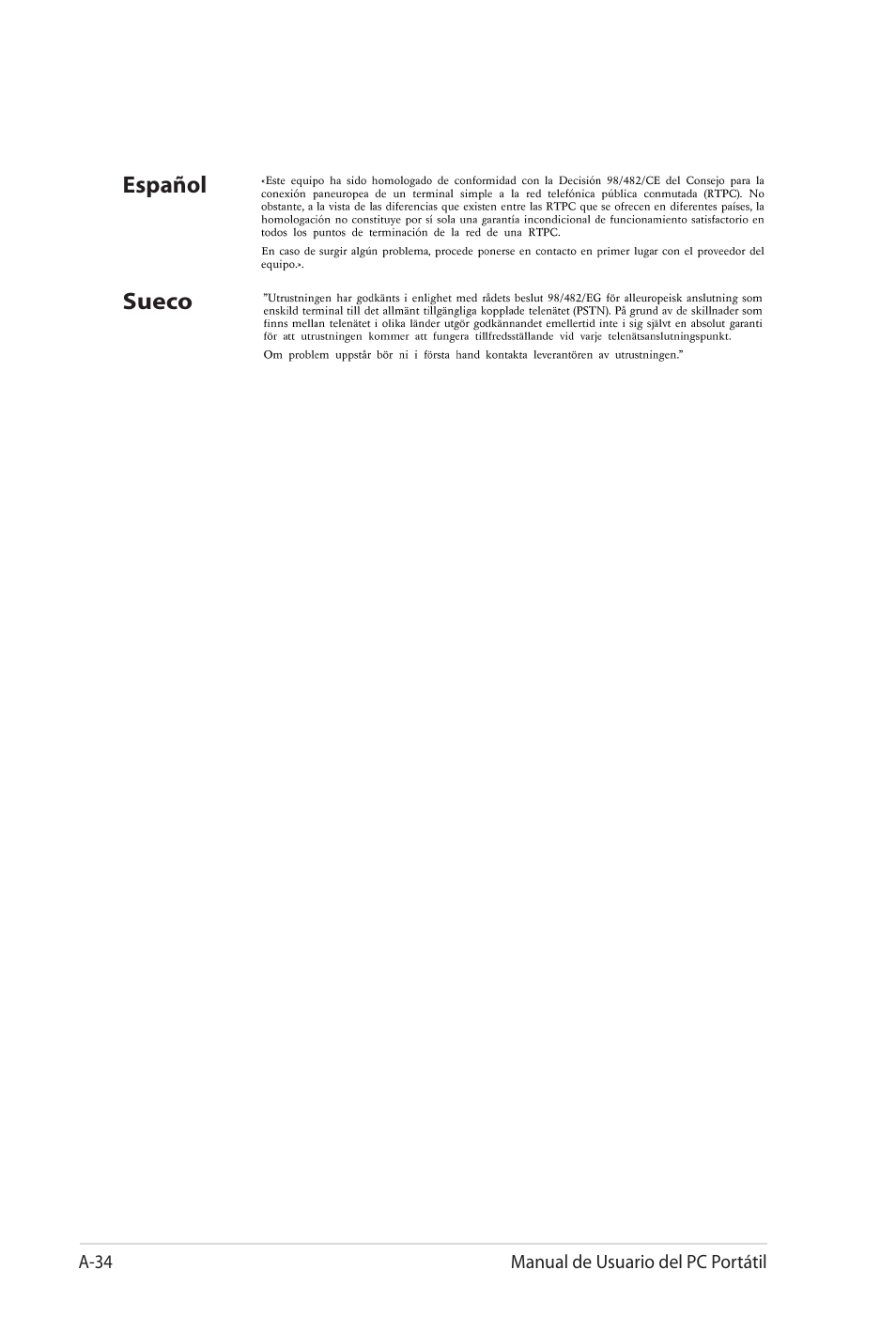 Asus X35SG User Manual | Page 110 / 116