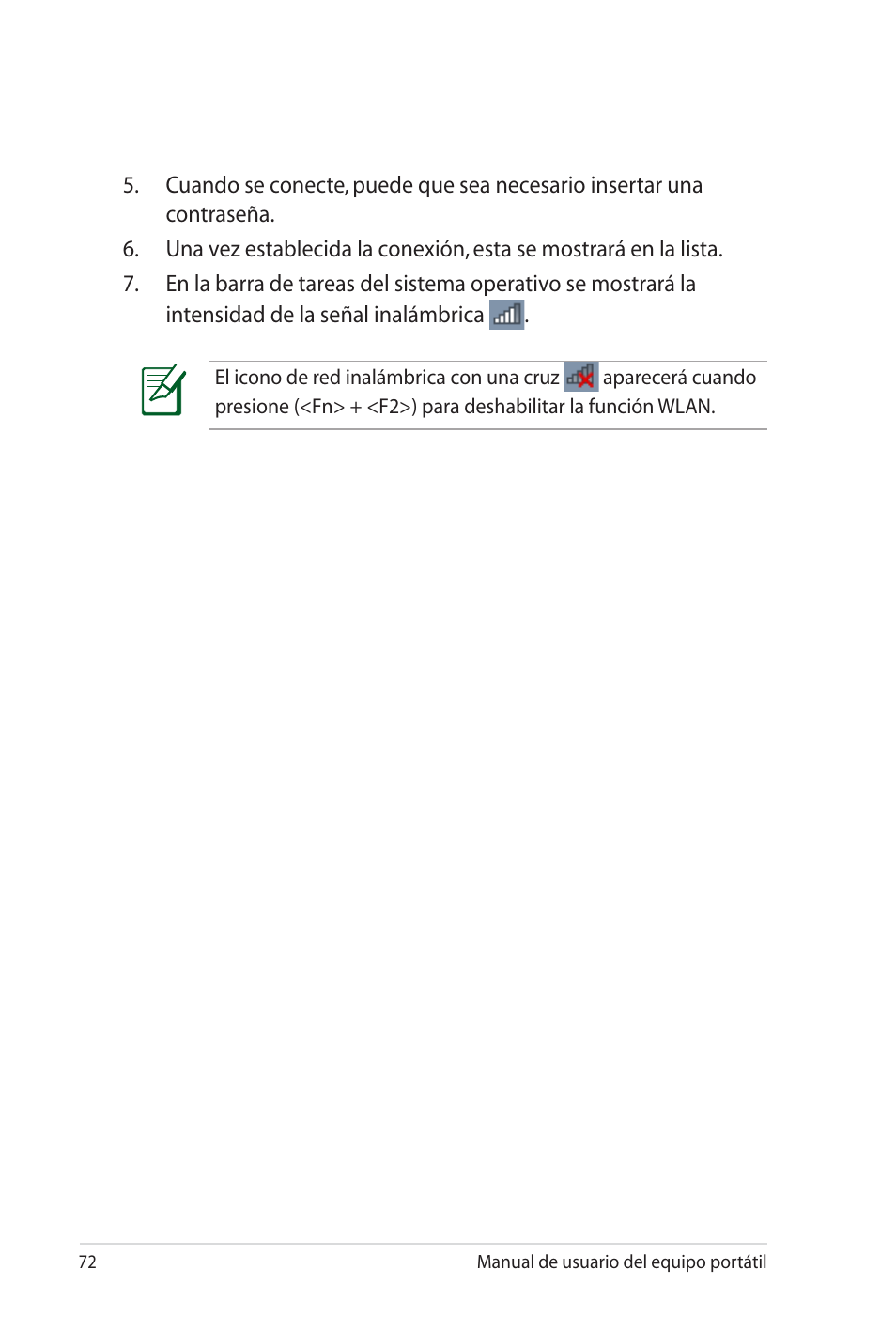 Asus X35SG User Manual | Page 72 / 116